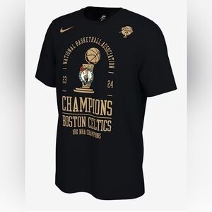 Boston Celtics NBA Finals Nike Champions Official Locker Room T-Shirt Size 3XL